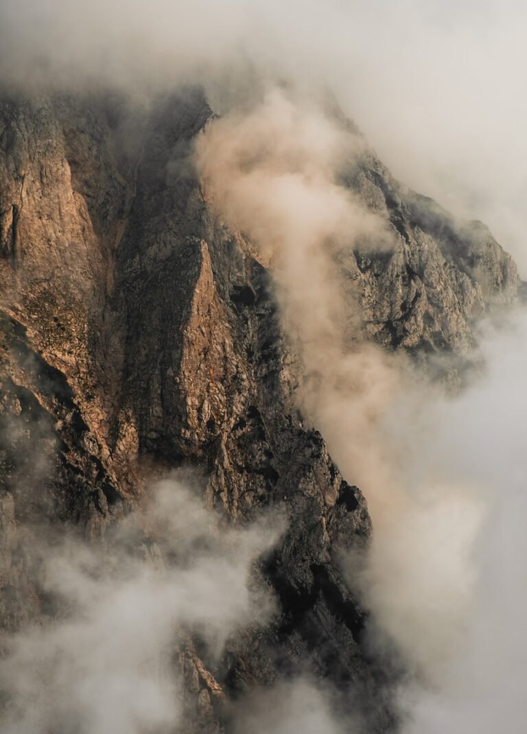 Bird's Eye View Of Rocky Mountain During Daytime